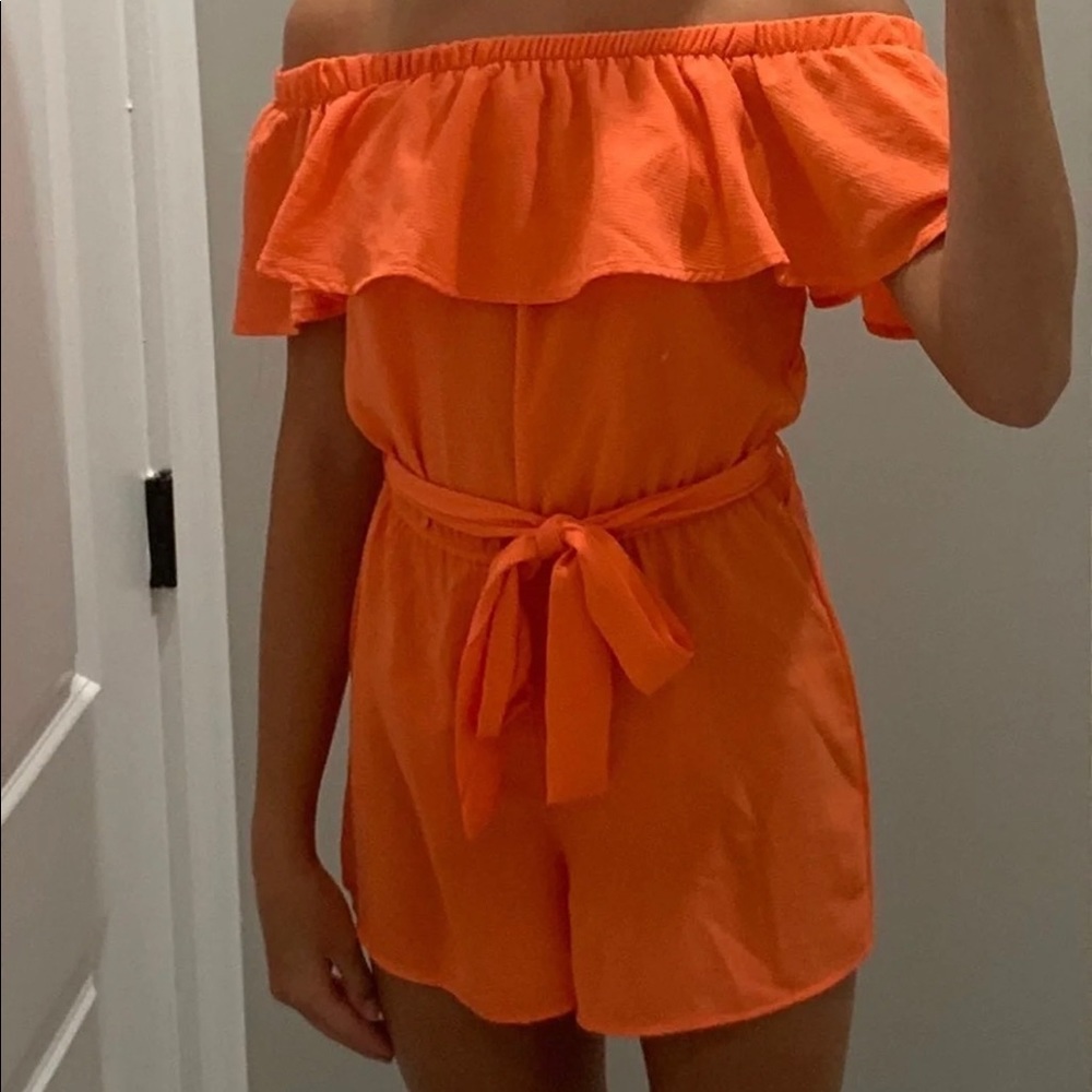 Off the shoulder romper